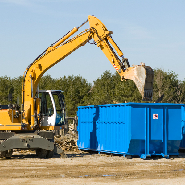 can i choose the location where the residential dumpster will be placed in Hockingport Ohio